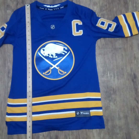 Buffalo Sabres Women's Jersey Eichel Fanatics Breakaway Small NWT - Picture 8 of 9